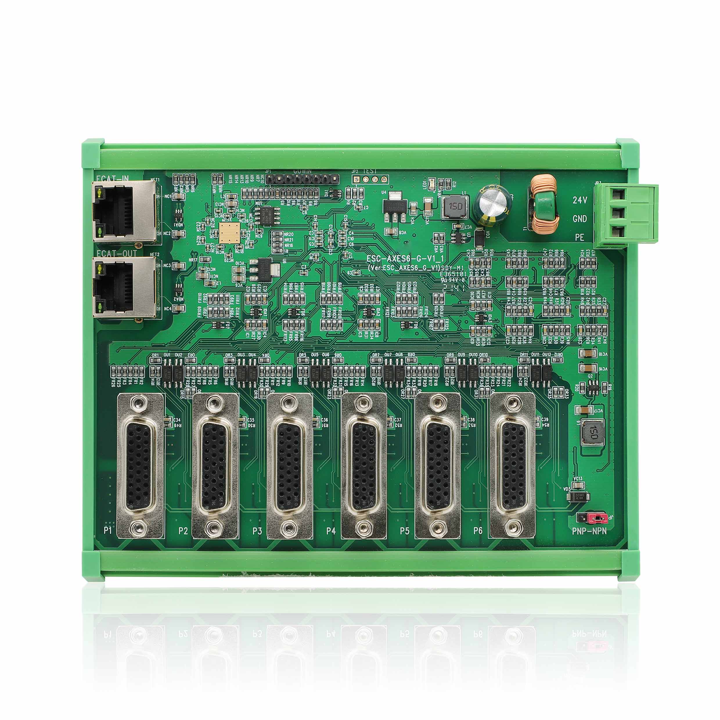 EtherCAT 6軸控制（脈沖/模擬量）運動模塊