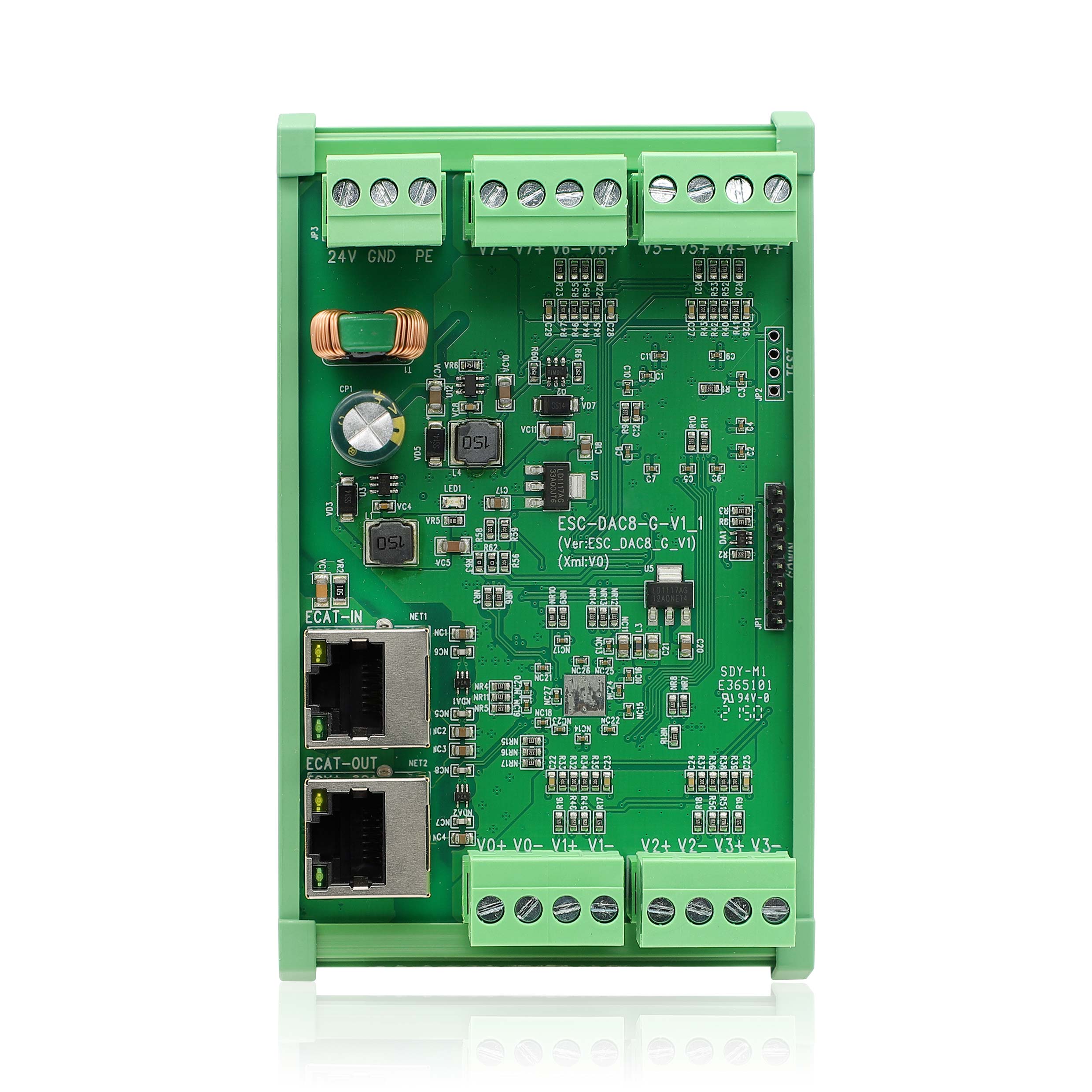 EtherCAT 8通道模擬量輸出模塊