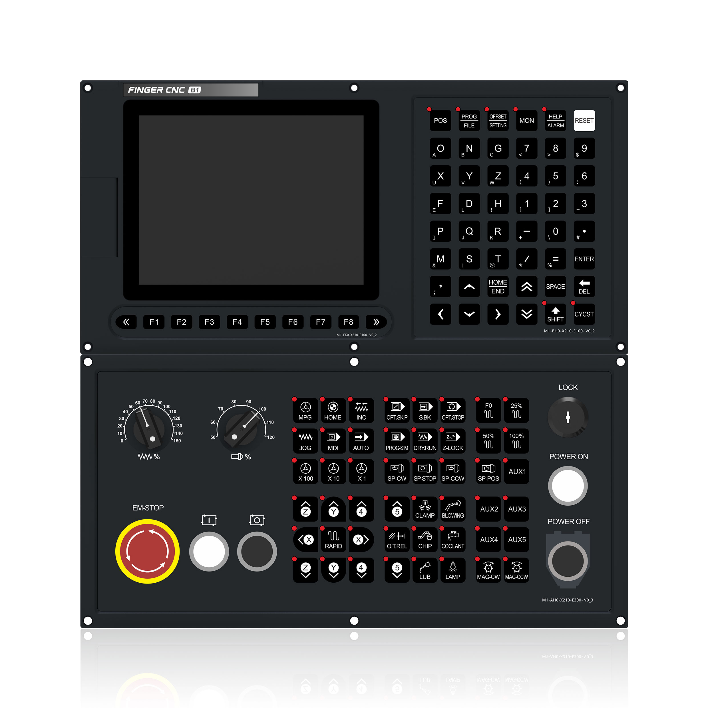 B Series 8-inch Milling Machine CNC System (Horizontal)