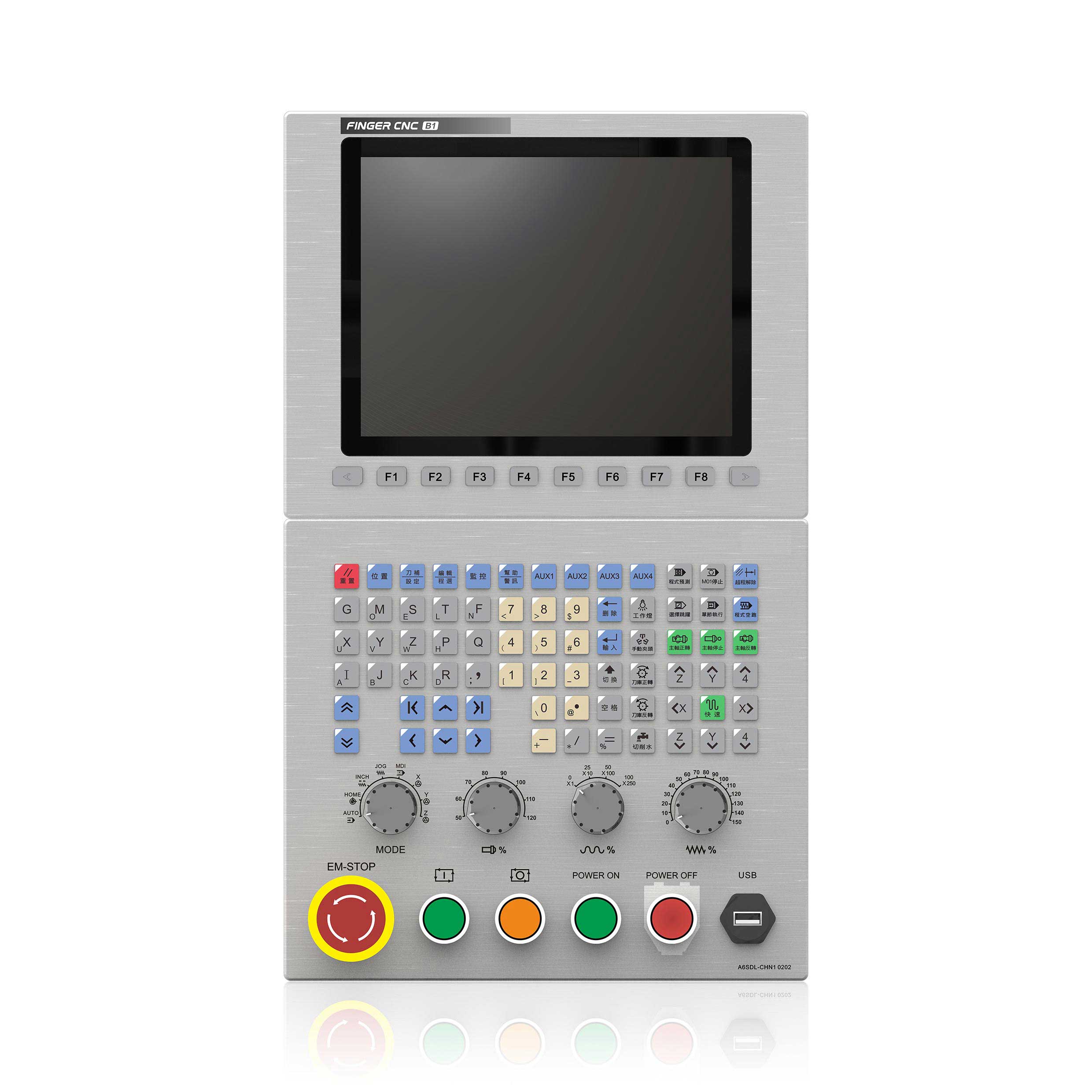 B Series 10.4-inch Vertical Milling CNC System (Vertical Aluminum Version)